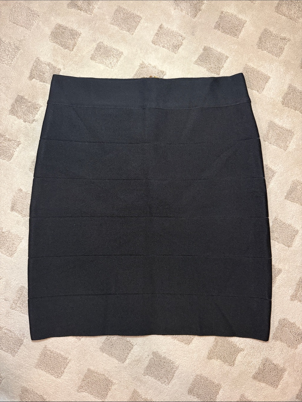 bebe Black Bandage Pencil Skirt